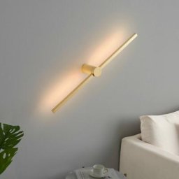 Longue applique LED éclairage indirect 80 cm - Eydon - Doré / Laiton