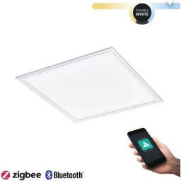 Plafonnier led salobrena-z Blanc l: 45 b: 45 h: 5cm dimmable 2700-6500K avec fonction Connect-Z