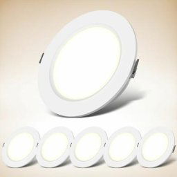 I Set de 6 lampes led encastrables pour salle de bain i Spot encastrable xl pour salle de bain i