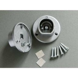 2x Embout début fin de profilé led Ovale Ø60mm à visser avec vis Support Lumière Luminaire