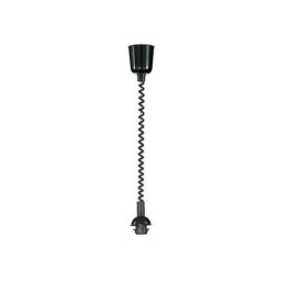 Monture et Douille E27 Noire avec Fil Extensible Max.125 cm