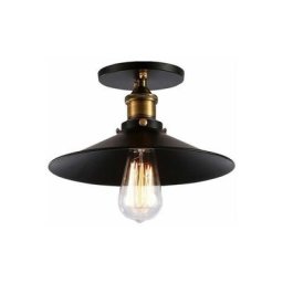 Plafonnier Industriel Vintage 26cm Lampe de Plafond Rétro Suspension Chambre Couloir Bar