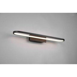 Trio Lighting - Applique Salle de Bain IP44 Gianni Noir mat 1x22W smd led - Noir