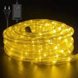 Tube Lumineux Extérieur led Guirlande Lumineuse Décoration Noël avec Adapteur d'alimentation,50m