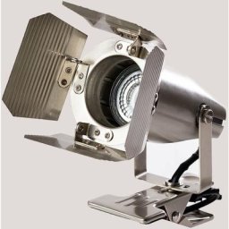 Sklum - Lampe led avec pince Cinne Gris Argent - Gris Argent