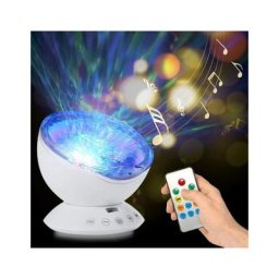 Projecteur d'étoiles,Projecteur de vagues océaniques, lampe de veilleuse télécommandée led,