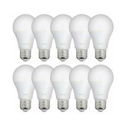 Xanlite - Lot de 10 Ampoules led A60, culot E27, 9W cons. (60W eq.), lumière Blanc Neutre
