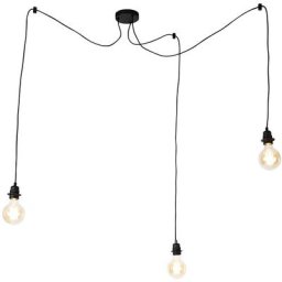 Cava luxe - Suspension Moderne - 3 lumière - ø 400 mm - Noir - Moderne - Éclairage intérieur