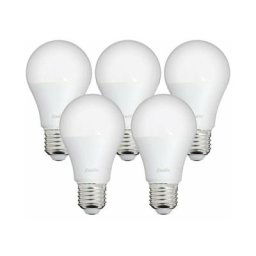Lot x5 Ampoules led standard, culot E27, conso 9W, eq. 60W, blanc neutre - PACK5EE806GCW - Xanlite