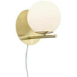 Trio Lighting - Applique Pure Laiton Mat 1x28W E14 - Blanc