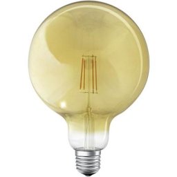 Smart lampe led en or avec 6W, 2700K, E27, 125mmx178mm, avec la technologie Wifi, ampoule dimmable