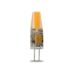 Lampe LED G4 silicone 1W8 COB 12VDC blanc chaud diamètre 10 mm