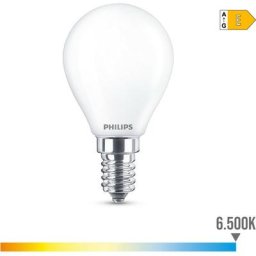 Ampoule sphérique led e14 6.5w 806lm 6500k lumière freda ø4.5x8cm Philips