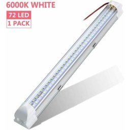Barre lumineuse led, dc 9-90V Lampe de Placard Led Camping Car 900LM Plafonnier Intérieur Éclairage
