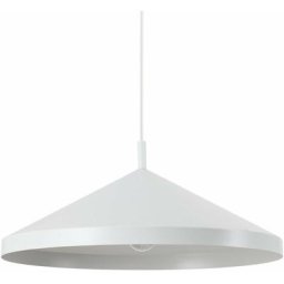 Suspension Yurta 1 ampoule Métal blanc - Blanc
