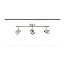 Philips - Plafonnier ajustable 3 spots - GU10 - métal - 93502 - Chrome