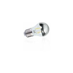 Ampoule led E27 Filament 4W 410lm G45 Tête Miroir Argent - Blanc Chaud 2700K