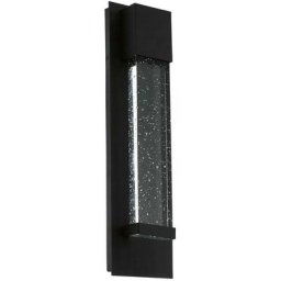 Eglo - led lampe murale extérieure villa grazia lumière noire l: 12 cm h: 30 cm d: 7cm IP44