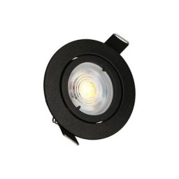 Lighting kit 3 spots noirs encastrables jade Orient. module triac 5W, 4000K, 400lm, Ø83 - Arlux