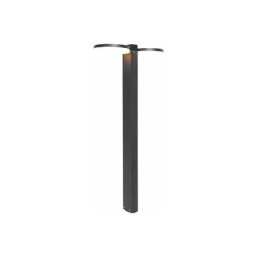 Qazqa - esmee - led Lampe sur pied extérieur Moderne - 2 lumière - l 16 cm - Noir - Moderne