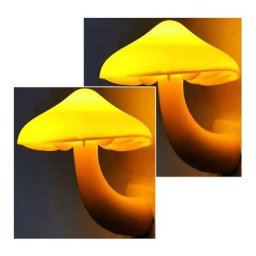 Veilleuse,Lot de 2 Lampe de nuit pour champignons, lampe de nuit pour adultes Enfants Bébé Lumière