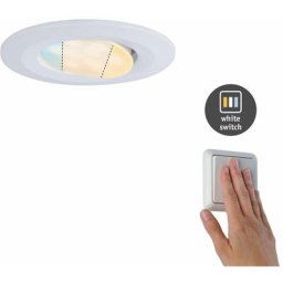 Paulmann - ebl SpaMaison Set Calla IP65 blanc commutateur rd bl led 550lm 230V 5.5W Blanc avec IP65