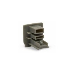 Miidex Lighting - Connecteur Triphase Fin double sens Gris