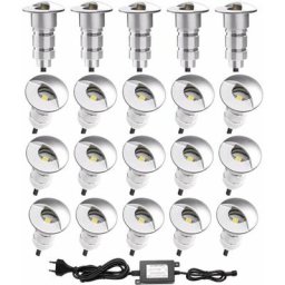Pack Mini Spots led Encastrables SP-E01 Tout Compris Vert - Sans Télécommande - 41 spots led - Vert