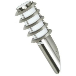 Lindby - Applique extérieure 'Selina' en inox - inox, blanc
