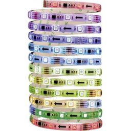 Function Digital led Stripe Set 3m rgb 70481 Ruban led (Set complet) avec connecteur mâle 12 v 3 m
