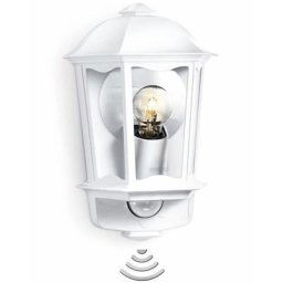 Applique extérieure avec détecteur de mouvement Steinel l 190 s E27 blanc W77185