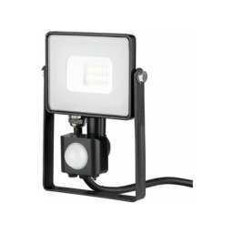 V-tac - VT-10-S-B Projecteur led avec capteur - 10 w - 800 Lm - 4000K - Noir
