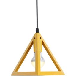 Suspension Luminaire Contemporain , Moderne Metal Cage Triangulaire , Lampe Suspension Industrielle