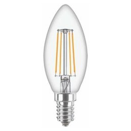 Ampoule led filament E14 230V 4,3W(=40W) 470LM 2700K ledcandle flamme - 347267 - Philips