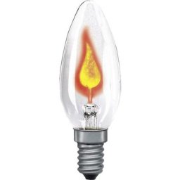 Ampoule à incandescence 97 mm 230 v E14 3 w clair forme de flamme Contenu 1 pc(s) S37482 - Paulmann