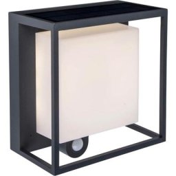 Lutec Curtis 6934601118 Applique solaire extérieure avec détecteur de mouvement 3 W blanc chaud