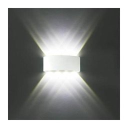 Appliques Murales Interieur led Lampe 8w étanche Moderne pour Chambre Maison Couloir Salon ( Blanc
