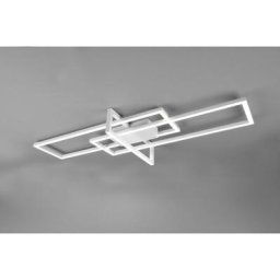 Trio Lighting - salinas plafonnier led triple rectangle blanc avec rÉglage d'intensitÉ 34w 4000k