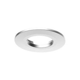 Miidex Lighting - Collerette ronde fixe pour spot led eclat ii alu