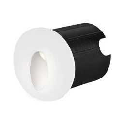 Mini spot led mural Braytron Vector a, rond, blanc, 2W, 3000K, IP65 - Blanc