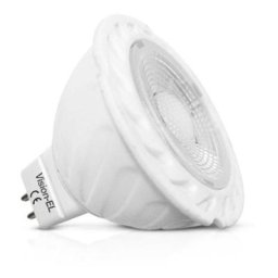 Miidex Lighting - Ampoule led GU5.3 - 4W cob 80° blanc-froid-6000k - dimmable
