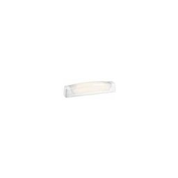 Aric - Reglette salle de bain talasso avec inter, avec tube S19 led 4W 4000K - Blanc