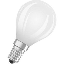 Led sphérique verre dépoli 6.5W E14 806lm 2700K chaud - Weiß - Osram