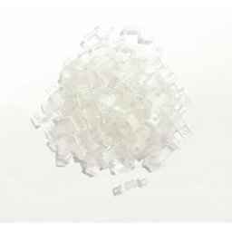 Support de Fixation Bandeau led 220V 2835 Double Rangée (Pack de 50) Silumen Transparent