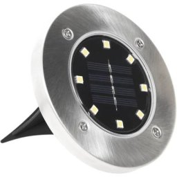 Lampes solaires de sol 8 pcs Lumières led Couleur rvb