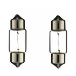 2x ampoule navette 12v 8w Sv8,5 longueur 30mm voiture tracteur