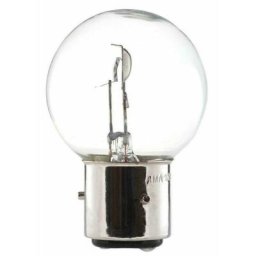 Ampoule 12V 45/40W BA21D transparent 2 filaments tracteur voiture