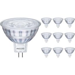 Philips - Lot 10x Corepro LEDspot GU5.3 MR16 4.4W 390lm 36D - 840 Blanc Froid Équivalent 35W
