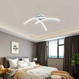 Moderne Plafonnier led Lampe de Lustre Moderne Courbé avec 3 Agité Lumière Pour le Salon Chambre