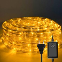 Tube lumineux led multicolore Extérieur étanche Chaîne lumineuse Lampe Décor 40M Blanc chaud